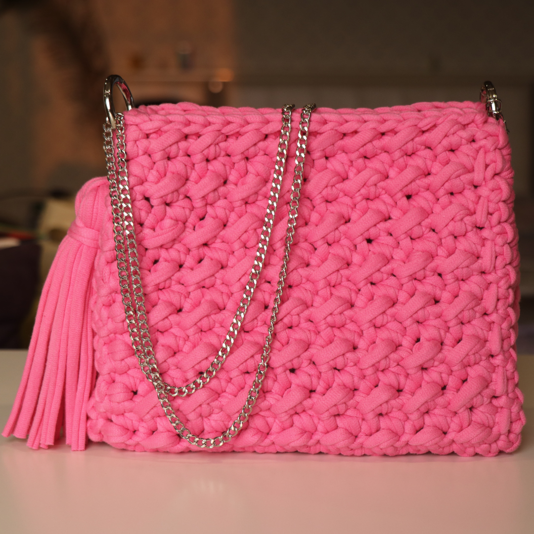 Barbie Pink Crochet Bag