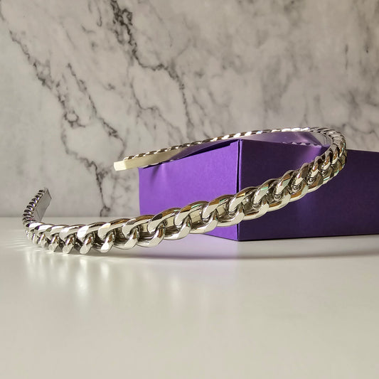 Silver Chain Hairband