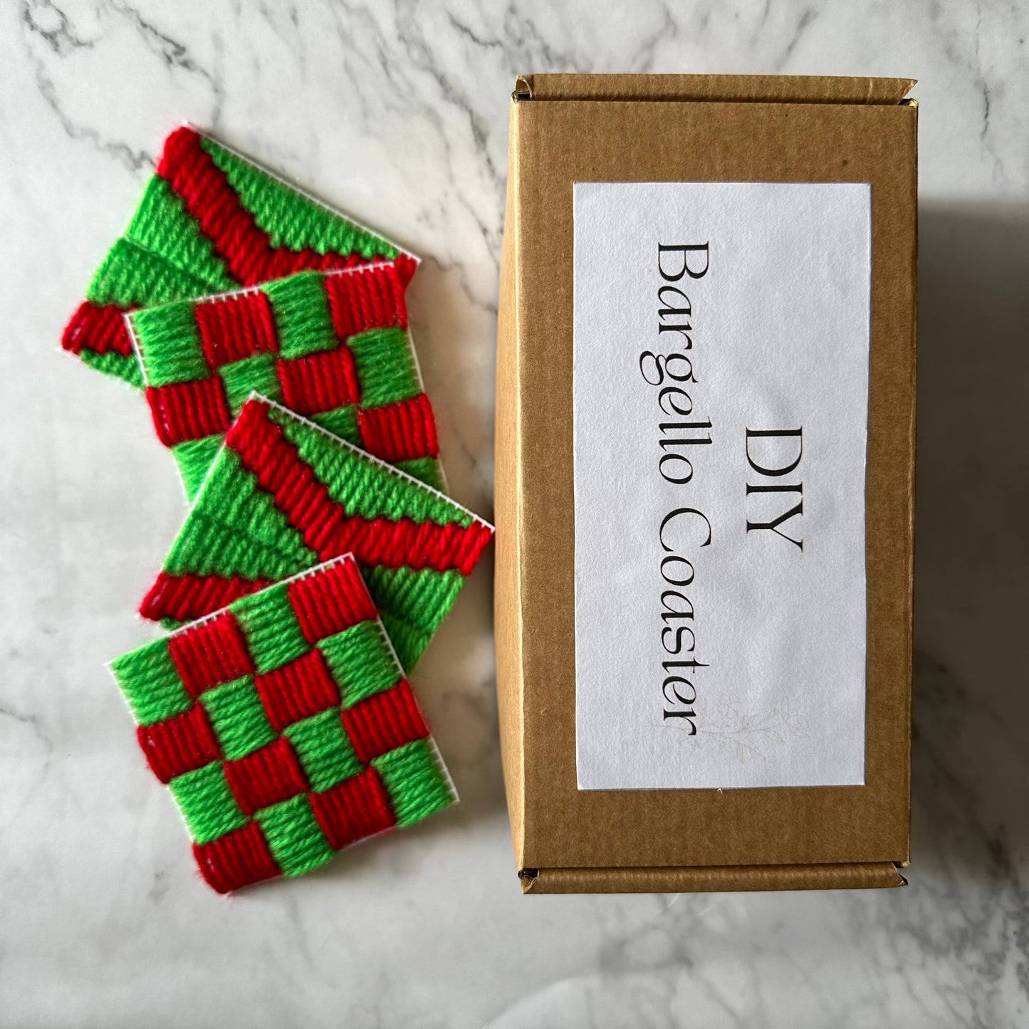 DIY Bargello Coaster Kit