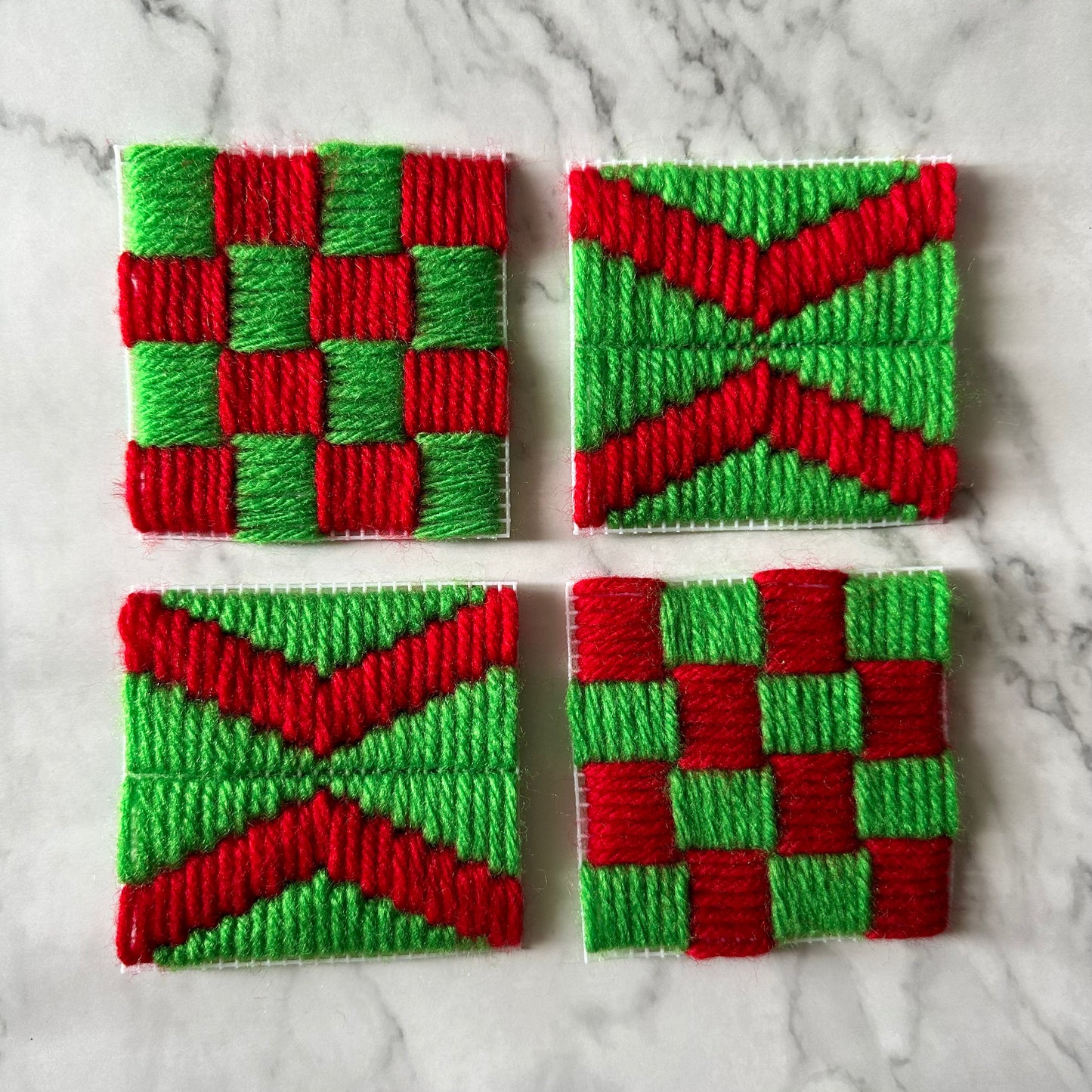 DIY Bargello Coaster Kit