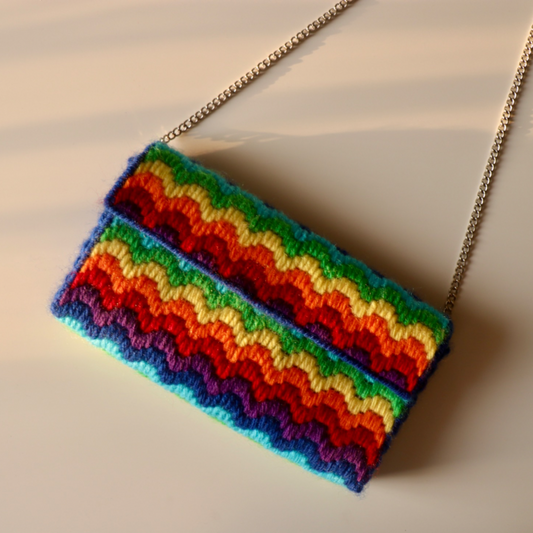 DIY Bargello Purse, DIY Kit, Purse kit, bargello