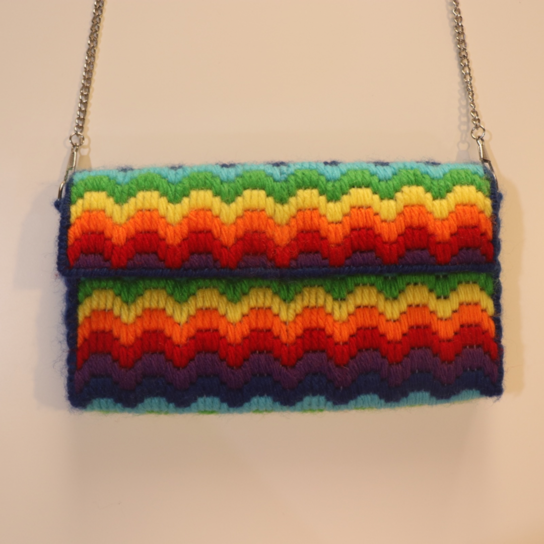 DIY Bargello Purse, DIY Kit, Purse kit, bargello