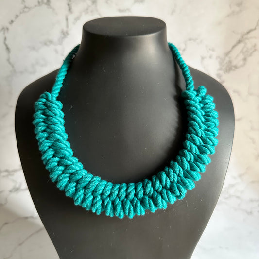 macrame rope necklace