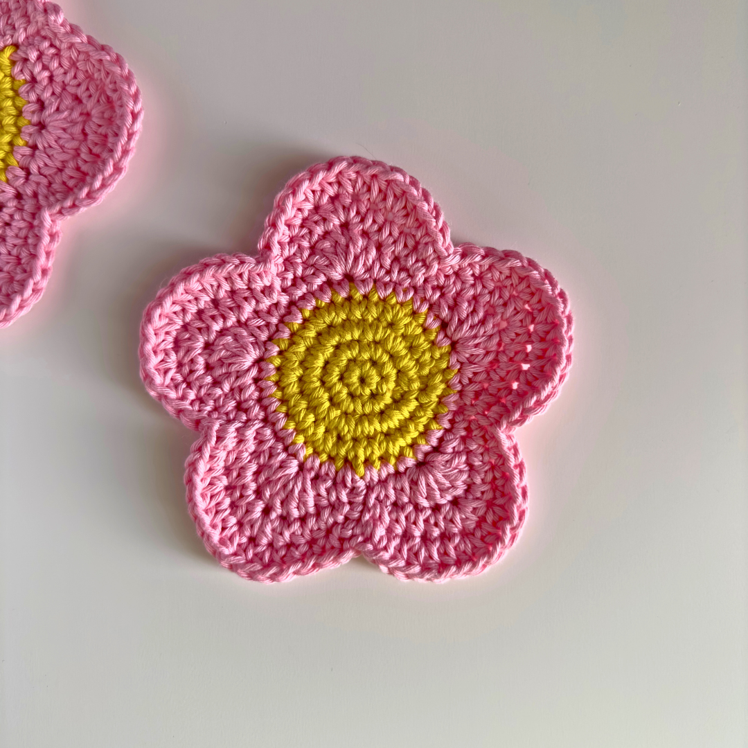 Crochet Daisy Coaster