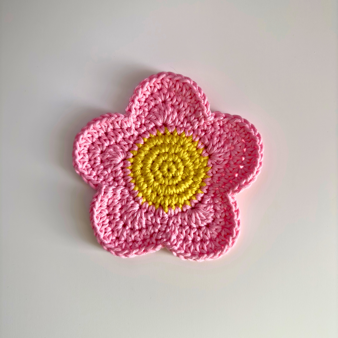 DIY Crochet Daisy Coaster Kit